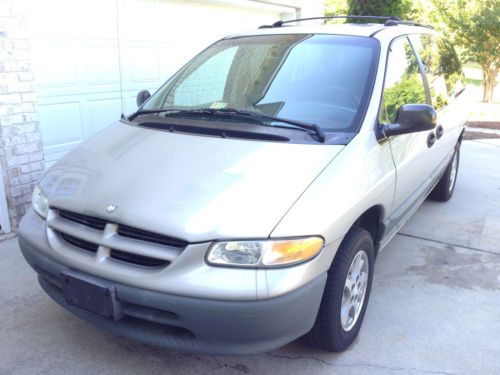 1997 dodge grand caravan se mini passenger van 4-door 3.3l silver grey gray