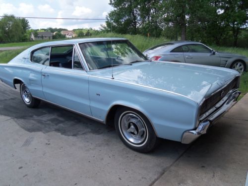 1966 dodge charger base hardtop 2-door poly 318 air conditioning automatic