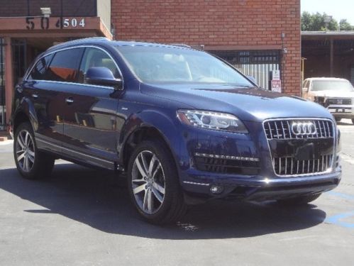 2014 audi q7 3.0 premium quattro damaged fixer runs! cooling good! must see!!