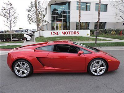 2007 lamborghini gallardo v10 coupe e gear / low miles / rare color / 8 in stock