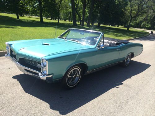 1967 pontiac gto ho convertible 4 speed lowest mile unrestored gto in existence