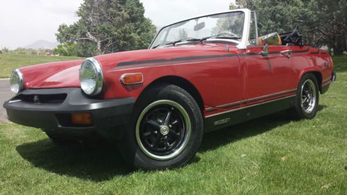 1979 mg midget mk iv convertible 2-door 1.5l