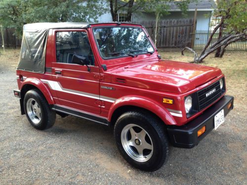 Original bone-stock 1987 suzuki samurai jx 4x4 ** 100 % rust free and tow ready