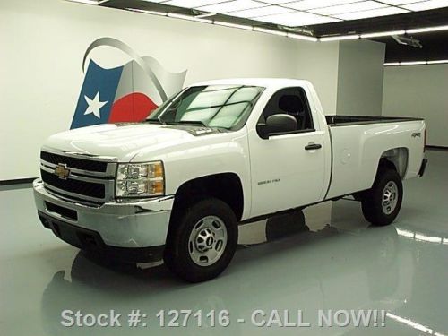 2012 chevy silverado 2500hd reg cab 4x4 bedliner 46k mi texas direct auto