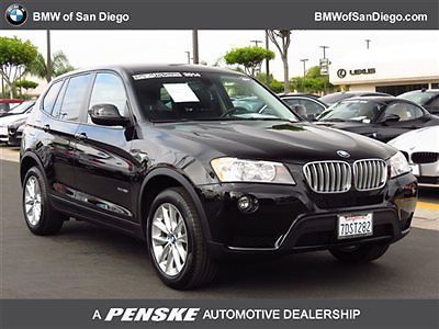 Xdrive28i low miles 4 dr suv automatic gasoline 2.0l twinpower turbo in-l jet bl