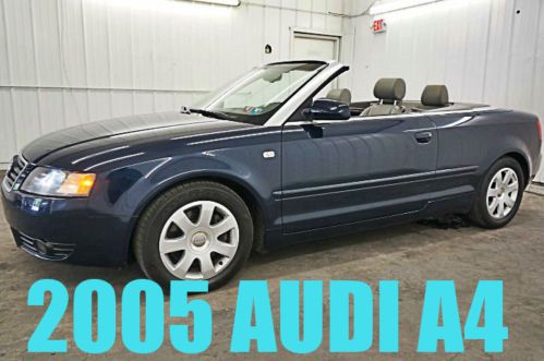 2005 audi a4 quattro cabriolet awd 80+ photos see description must see wow!!!