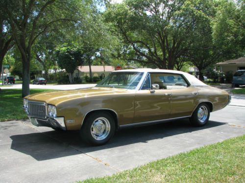 1970 buick skylark custom 4-dr hardtop (pillar-less)