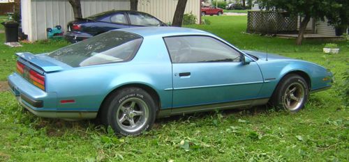 1988 pontiac firebird blue engine problem parts/restore american racing mag rims