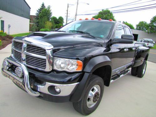 Rare dually 4x4 laramie luxury truck !hemi !leather ! warranty ! new tires !  04