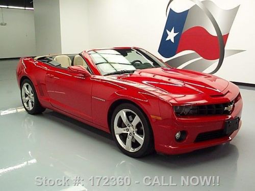 2011 CHEVY CAMARO 2SS CONVERTIBLE RS HTD SEATS HUD 20K TEXAS DIRECT AUTO, US $28,480.00, image 3