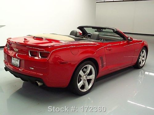 2011 CHEVY CAMARO 2SS CONVERTIBLE RS HTD SEATS HUD 20K TEXAS DIRECT AUTO, US $28,480.00, image 4