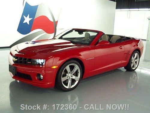 2011 CHEVY CAMARO 2SS CONVERTIBLE RS HTD SEATS HUD 20K TEXAS DIRECT AUTO, US $28,480.00, image 9