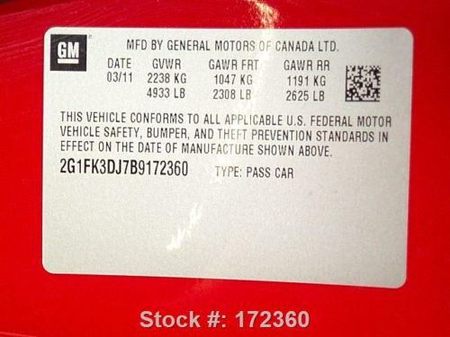 2011 CHEVY CAMARO 2SS CONVERTIBLE RS HTD SEATS HUD 20K TEXAS DIRECT AUTO, US $28,480.00, image 11