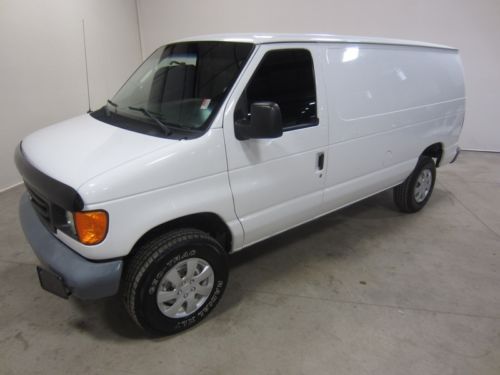 06 ford e350 cargo van 6.0l v8 turbo diesel auto rwd leather 2 owner co/fl 80pix