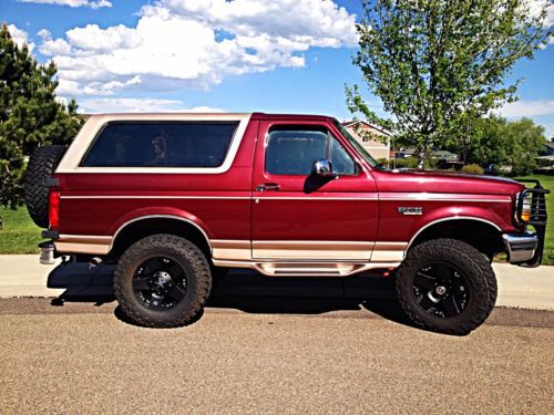 !!! 1996 ford bronco eddie bauer supercharged !!!