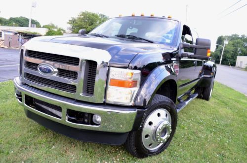 2008 ford f-450 diesel lariat, dual rear wheels 4x4 , crew cab, leather