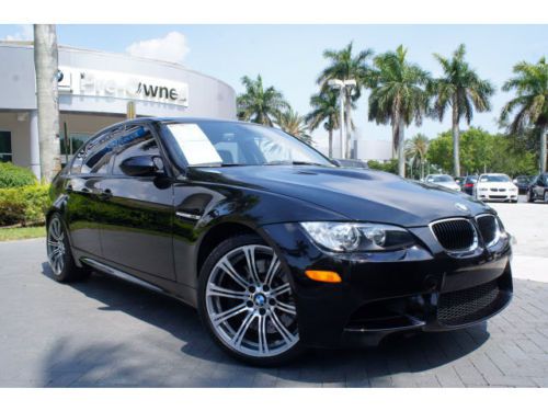 2010 bmw m3 sedan m double clutch with drivelogic 1 owner clean carfax florida