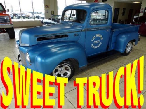 1947 ford f100 f1 fat fender hot rod rat shop truck 48 49 50 51 52 53 54 55 sbc