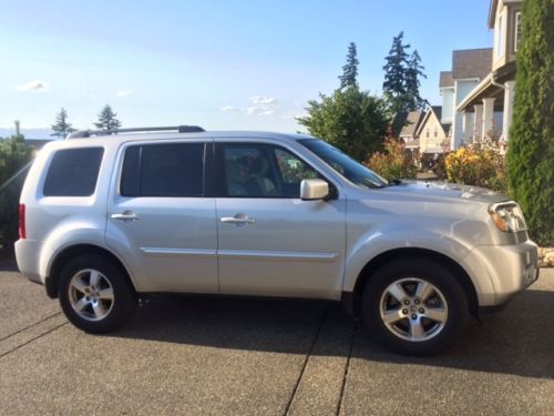 2011 silver honda pilot 32k mi spotless suv tow hitch pkg factory warranty 4x4