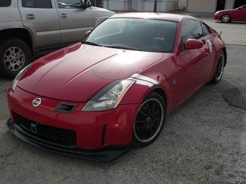 2005 nissan 350z 6 spd close ratio trans s-tech lowering kit 70k miles nice car!