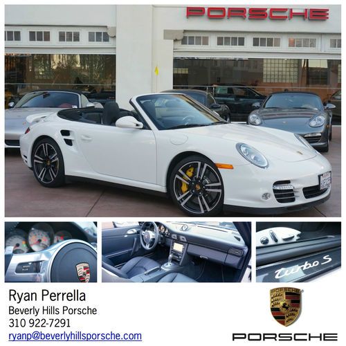 Make offer carrera white black pdk pccb cab sport beverly hills cpo certified 13