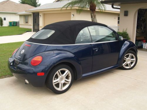 2003 volkswagen beetle glx convertible 2-door 1.8l turbo