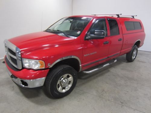 05 dodge ram 2500 slt 5.9l turbo diesel crew long topper manual 4x4 1co owner