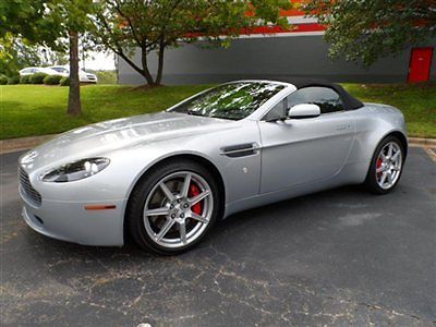 Low miles flawless titanium silver with obsidian black alantara leather roadster
