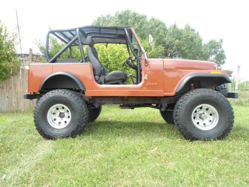 1984 cj7 by &#034;jeeps r us&#034;  4.2 f.i. inline 6 4 speed w/crawler low lockers