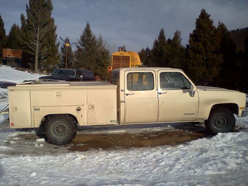 1990 chevrolet utility/service crew cab truck