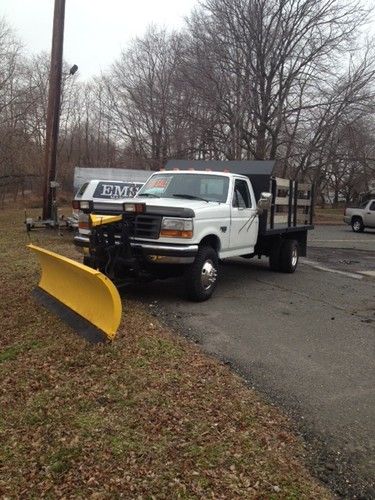 1997 ford f-350 diesel 4x4 plow truck !!!no reserve!!!