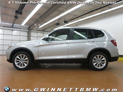 Xdrive28i new 4 dr suv automatic gasoline 2.0l twinpower turbo in-l glacier silv