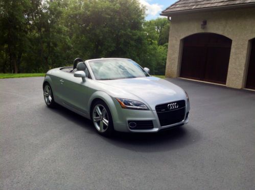 2011 audi tt quattro s turbo convertible 2-door 2.0l roadster 15,600 miles