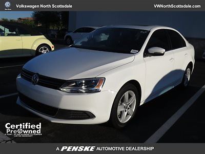 Jetta tdi with premium 2.0l auto low miles 4 dr sedan automatic diesel 2.0l 4 cy