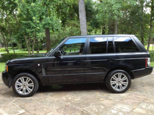 2012 range rover hse luxury edition, silver package, 13,700 miles, black/ivory