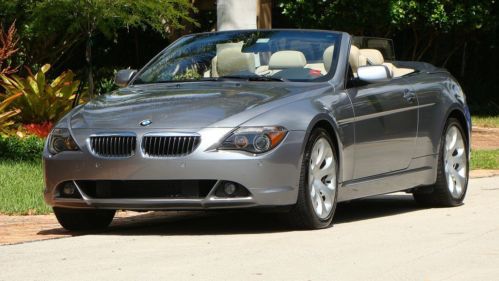 2005 bmw 645ci premium luxury convertible like new inside and out no reserve set