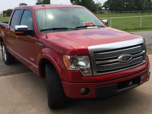 2012 Ford F150 Platinum Crew Cab Truck SWB Sunroof Extra Nice!, image 4