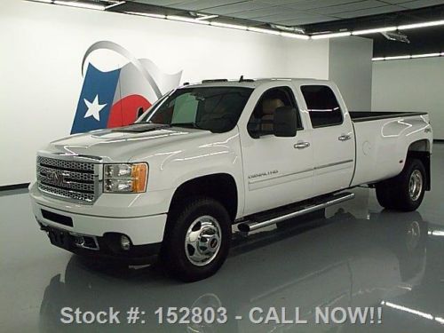 2014 gmc sierra 3500 denali crew diesel drw 4x4 nav 4k texas direct auto