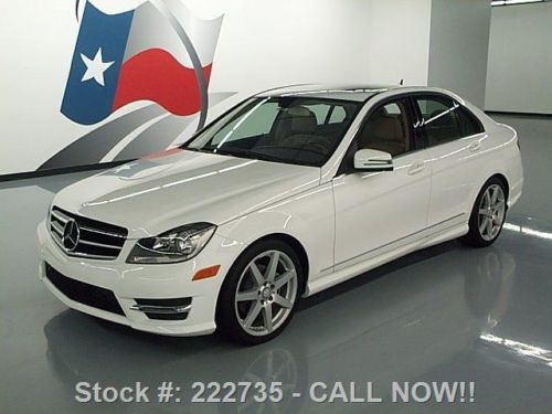 2014 mercedes-benz c250 sport sedan 18&#034; wheels only 8k texas direct auto