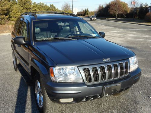 2002 jeep grand cherokee limited v8 awd 4x4 suv leather loaded salvage 907a