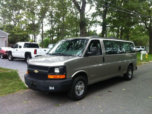 2003 chevrolet express 3500 15 passenger van cng dual fuel(gov&#039;t surplus) lqqk