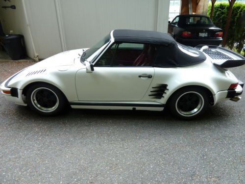 1986 porsche 930 911 m491 turbo slantnose conversion exlnt condition  no reserve