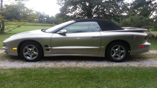 2002 pontiac firebird trans am convertible low miles