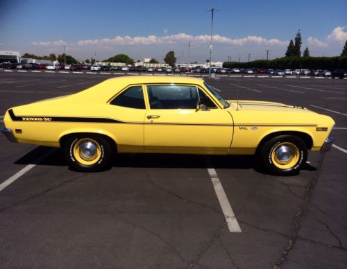 1969 nova yenko replica, 350 v8 engine