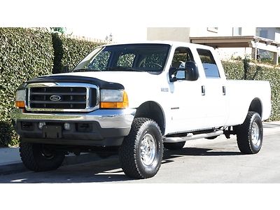** crew cab long bed srw 7.3l powerstroke diesel lariat 62k miles lift'd mint!!!