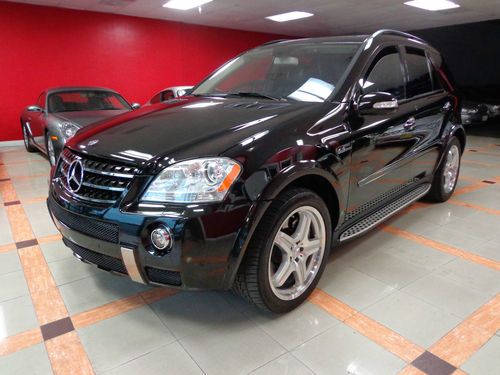 2008 mercedes-benz ml63 amg, 6.3l, black on black