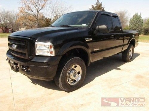 06 f250 sport x-cab 4x4 powerstroke diesel tx-owned 75k miles gooseneck clean