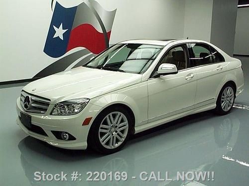 2009 mercedes-benz c300 4matic sport awd sunroof nav!! texas direct auto