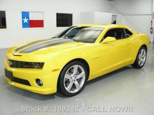 2010 chevy camaro ss rs auto sunroof htd leather 13k mi texas direct auto