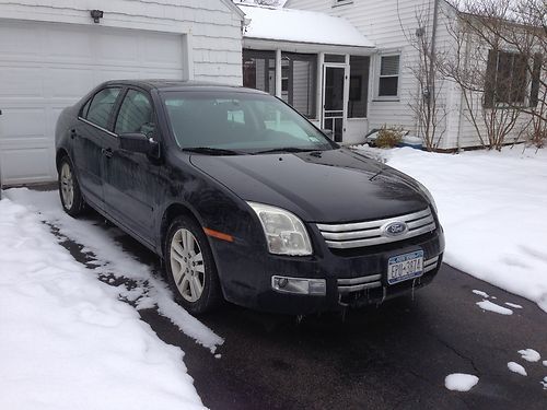 Ford fusion v6 sel -  black w/17" alloy rims, sunroof, and dual exhaust